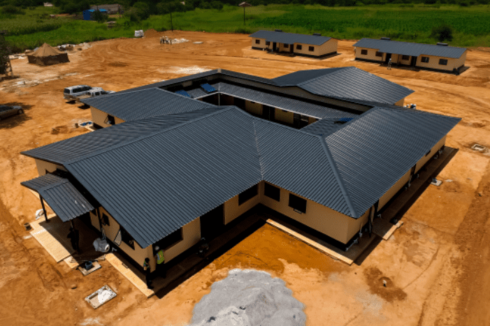 Suscon Hospital Construction in Zambia - Light Steel Frame